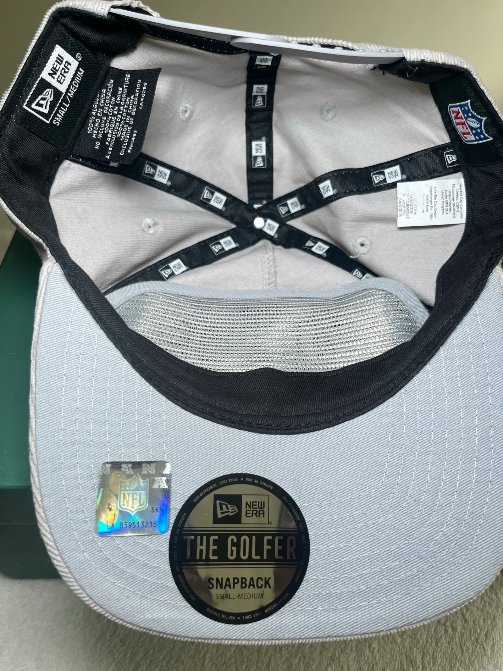 Las Vegas Raiders League Champions Golfer Grey SnapBack Hat – photo 6